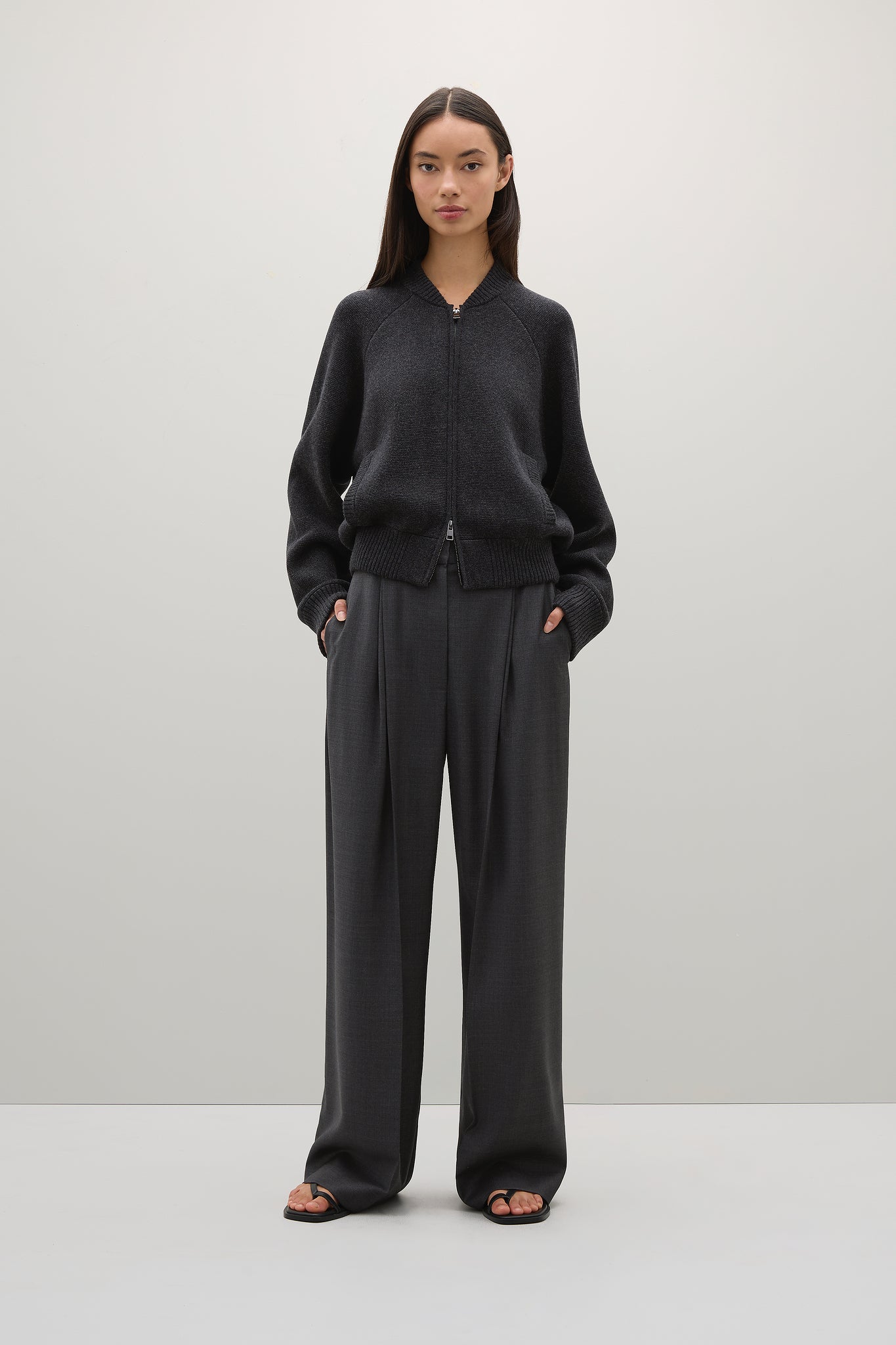 The Herman Knit Bomber