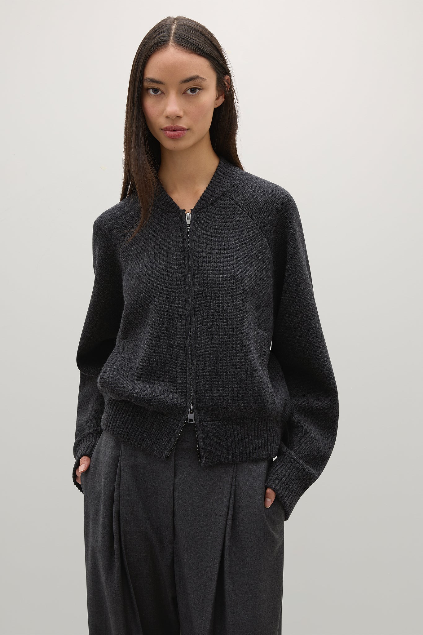 The Herman Knit Bomber