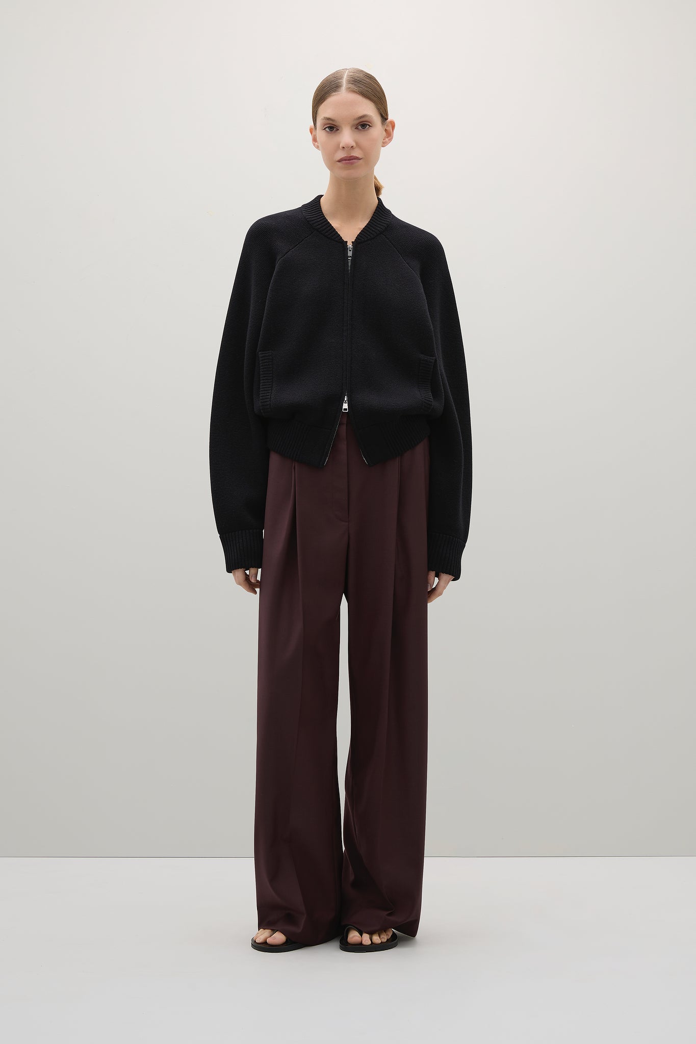 The Herman Knit Bomber