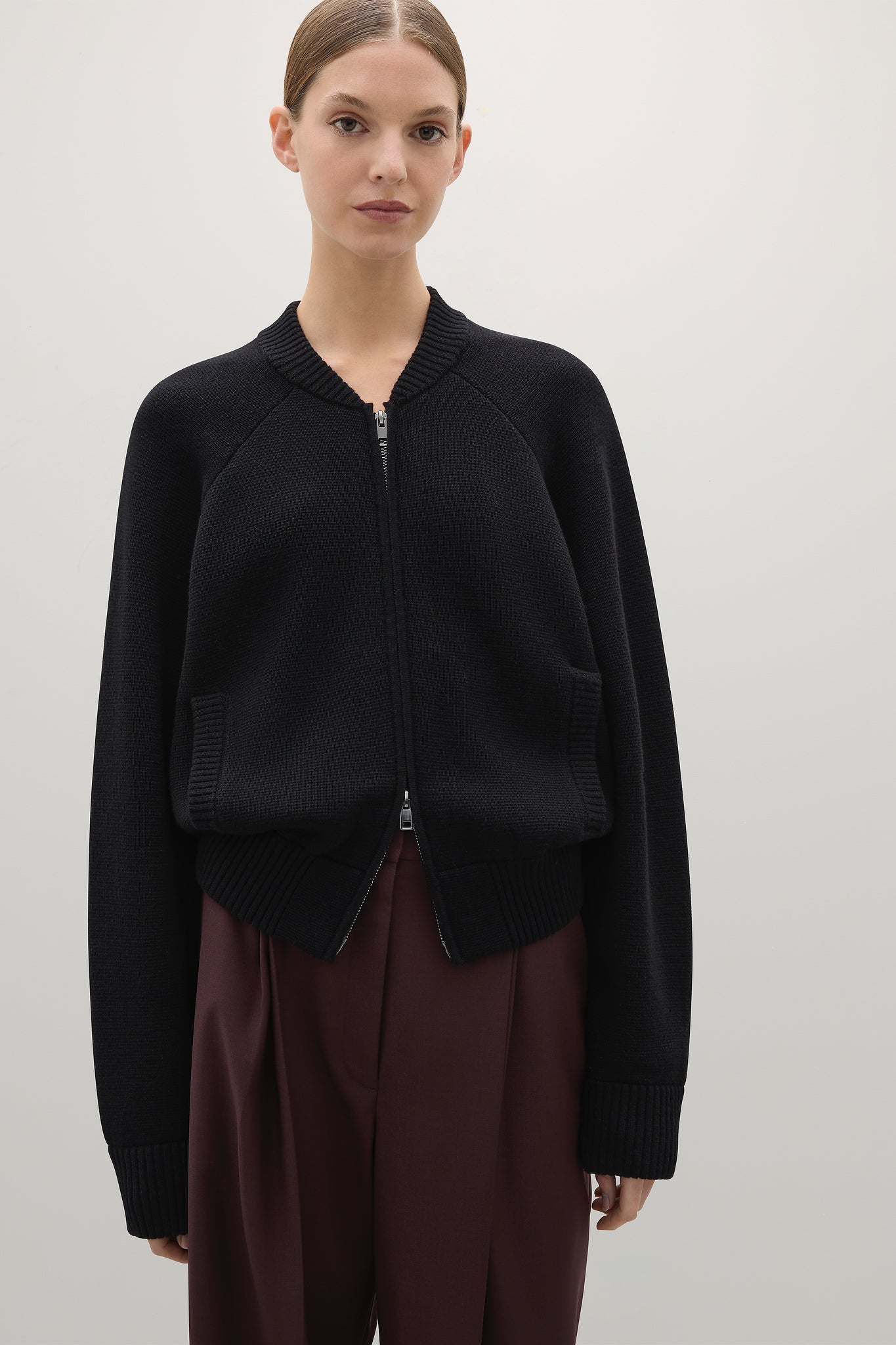 The Herman Knit Bomber