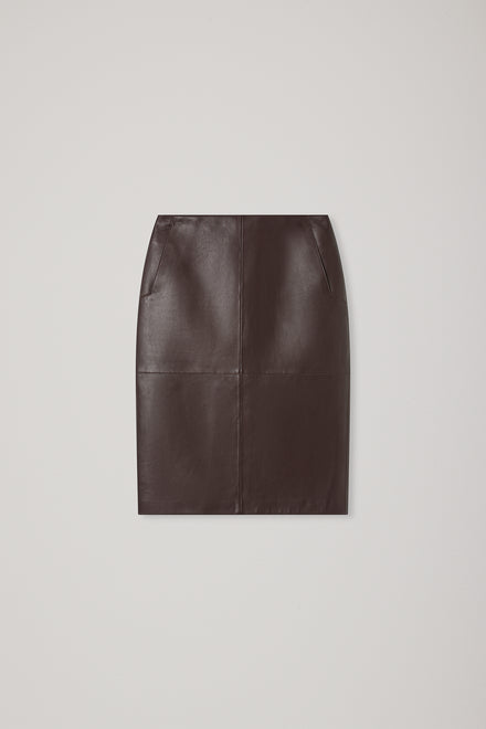 The Wright Leather Skirt