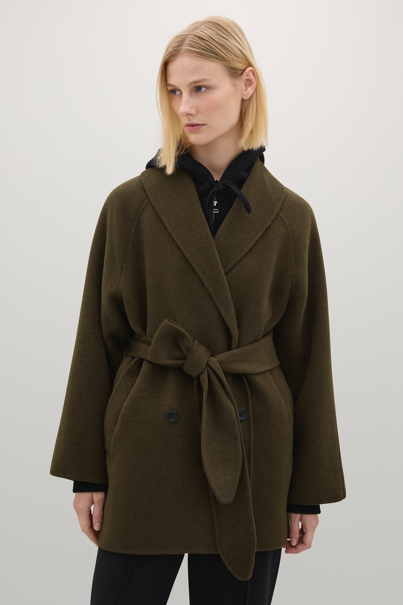MARC JACOBS LOOK スエード調ジャケット カーキ 4 M相当 上品 フェイクスエードジャケット - ミディアムカーキ | ZARA Japan / 日本